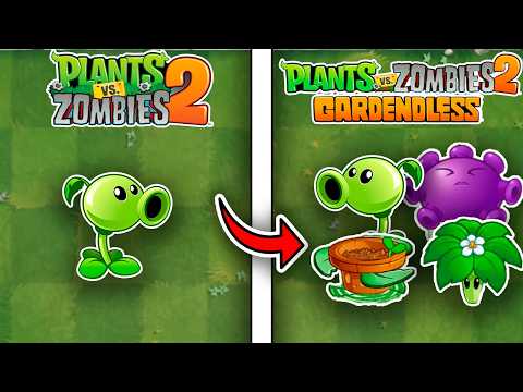 Gameplay frame from Leafstar's PvZ2 Gardendless overview