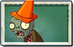 Conehead Zombie game art