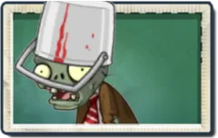 Buckethead Zombie game art